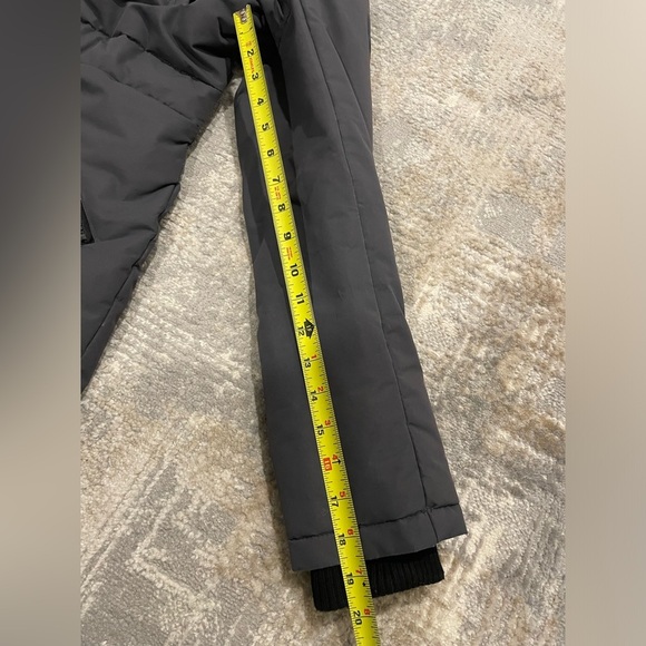 HFX Halifax Traders Gray Parka Puffer Coat with Faux Fur Removable Hood Size S - Picture 14 of 14